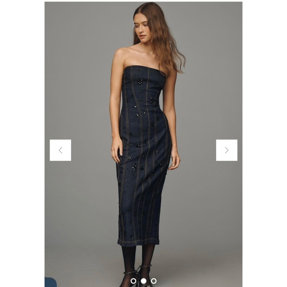 Anthropologie Dresses & Skirts - Anthropologie Denim Dress Size S